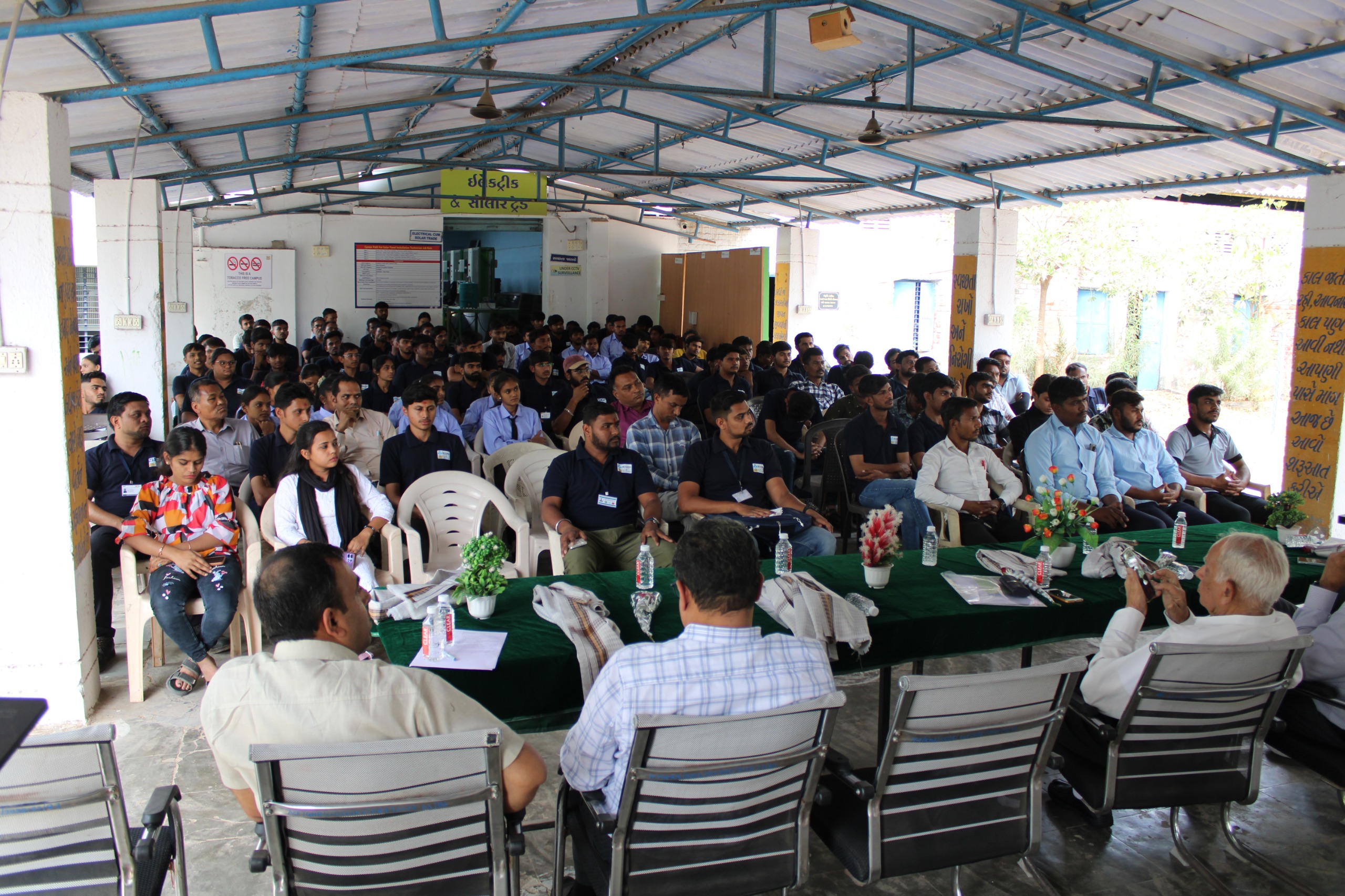 Supporting skill development through electrical and solar training